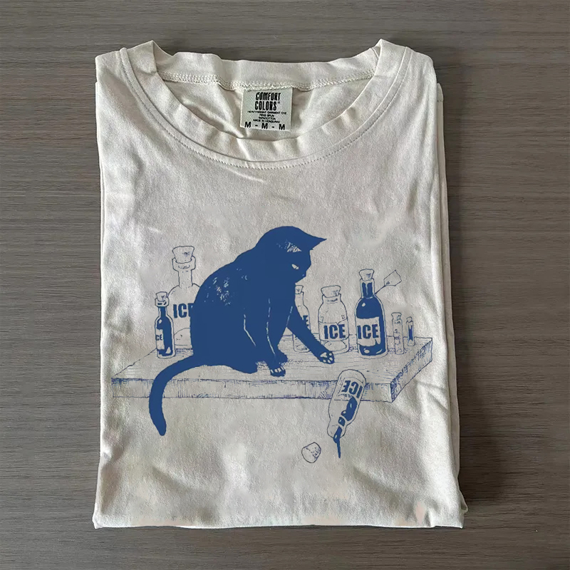 No Ice with Cat T-Shirt