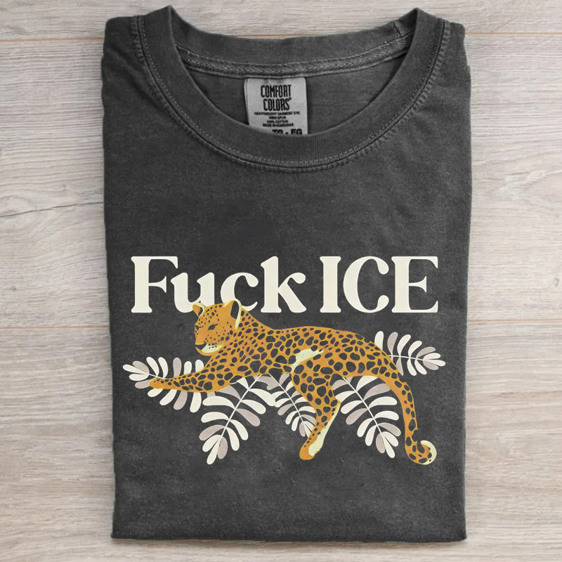 Leopard F*ck ICE T-Shirt