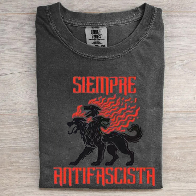 Siempre Antifascista T-shirt