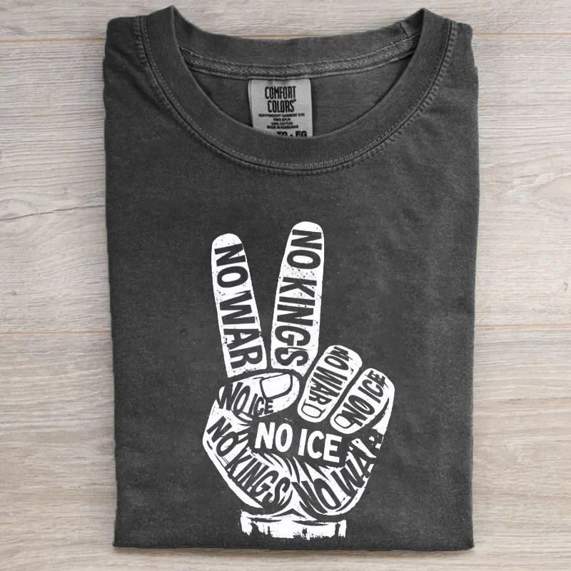 No Kings No Wars No Ice T-shirt