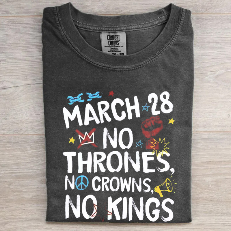 No Kings In America T-shirt