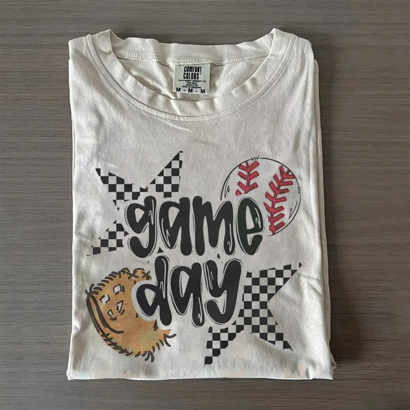 Baseball Game Day Mom T-shirt