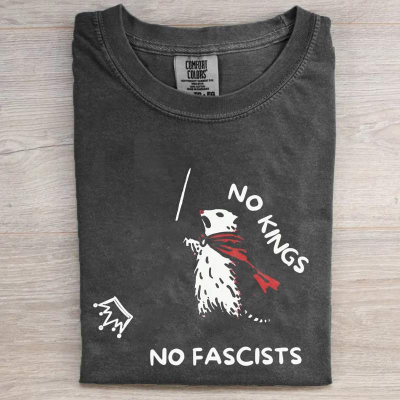No Kings No Fascists T-shirt