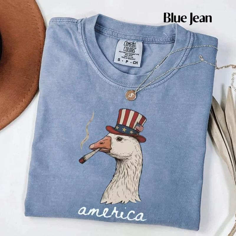 Just a Patriotic Goose 4th of July T-shirt