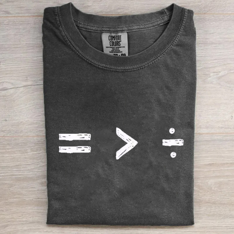Equality Is Greater Than Division T-shirt