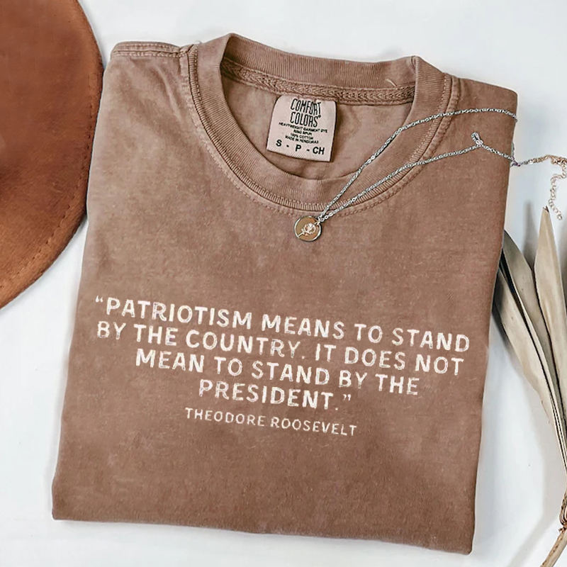 Teddy Roosevelt Quote T-shirt