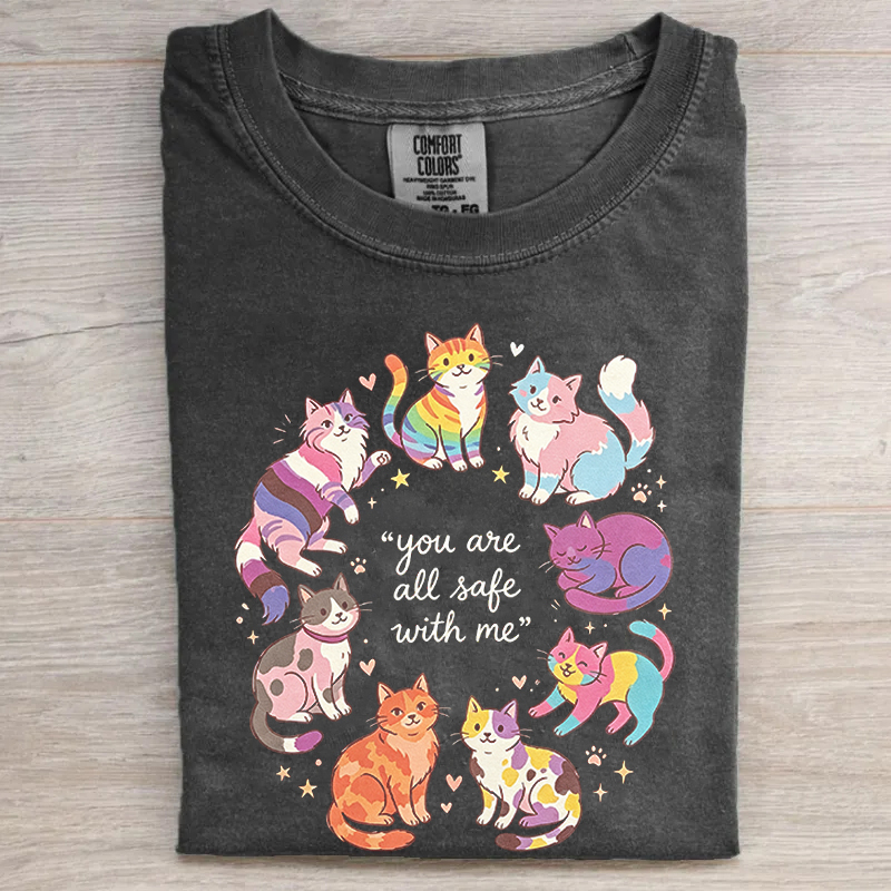 Cute LGBTQ Pride Cats T-shirt