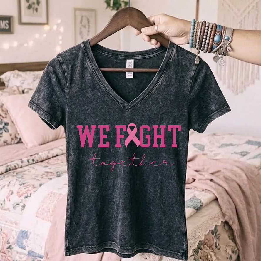 Breast Cancer Support V-neck