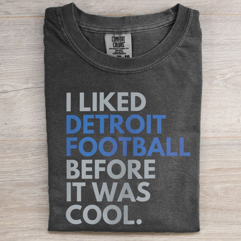 Comfort Colors Detroit Football Unisex T-Shirt