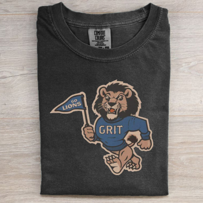 Detroit Football Grit Mascot T-shirt/Sweatshirt