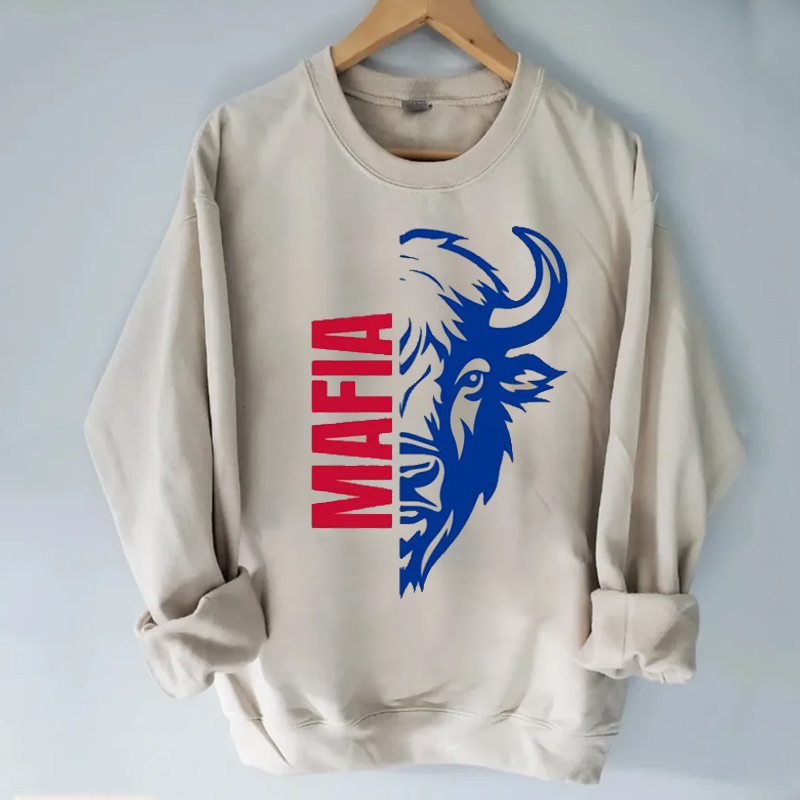 Comfort Colors Buffalo Football Unisex Sweatshirt