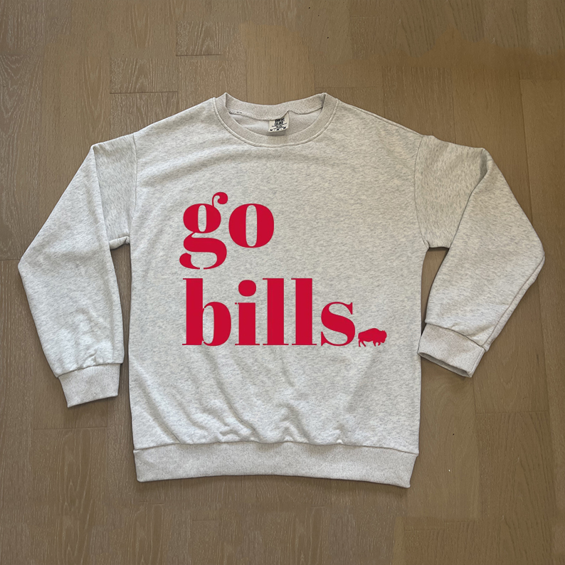 Comfort Colors Buffalo Football Unisex Sweatshirt