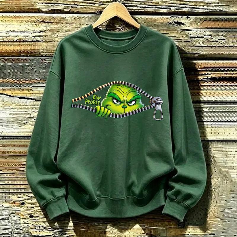 Grumpy Green Christmas Sweatshirt