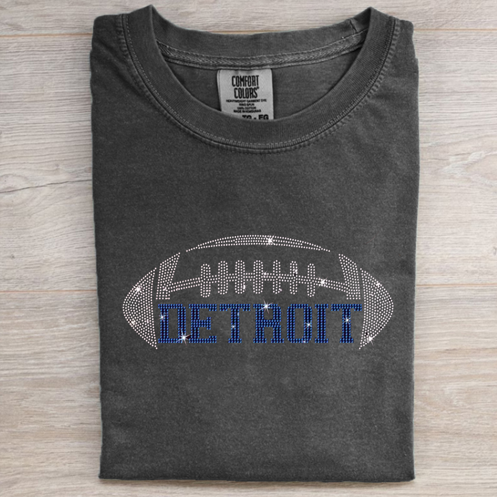 Comfort Colors Detroit Football Unisex T-Shirt