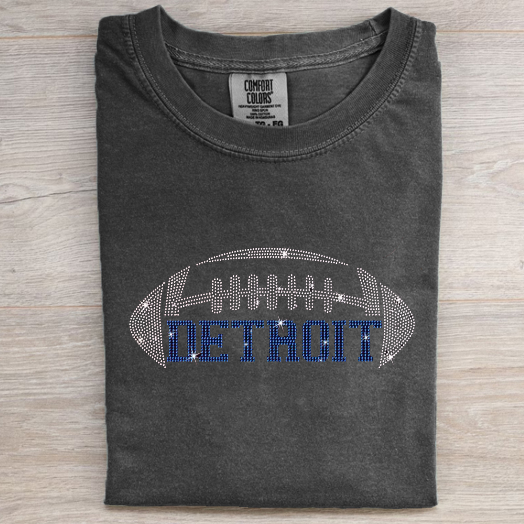 Comfort Colors Detroit Football Unisex T-Shirt