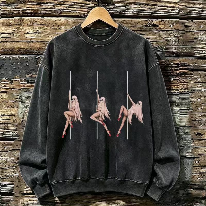 Funny Ghost Pole Dancer Sweatshirt
