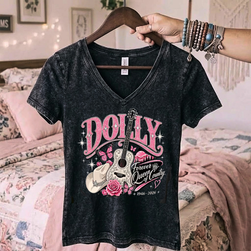 Dolly Parton V-neck