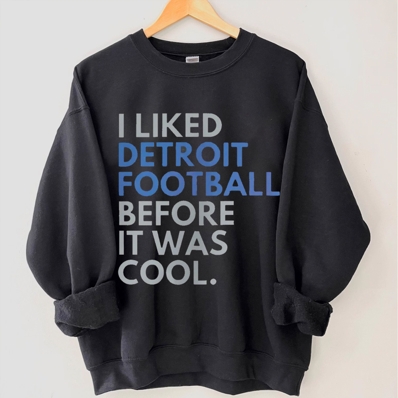 Comfort Colors Detroit Football Unisex T-Shirt/Sweatshirt