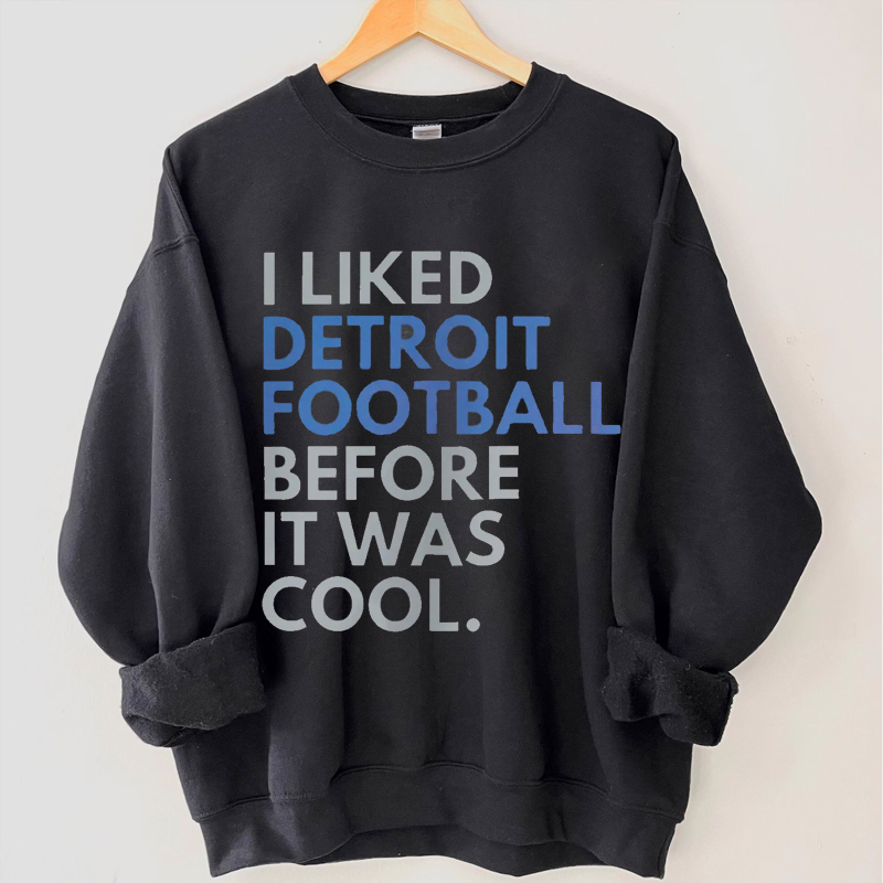 Comfort Colors Detroit Football Unisex T-Shirt/Sweatshirt