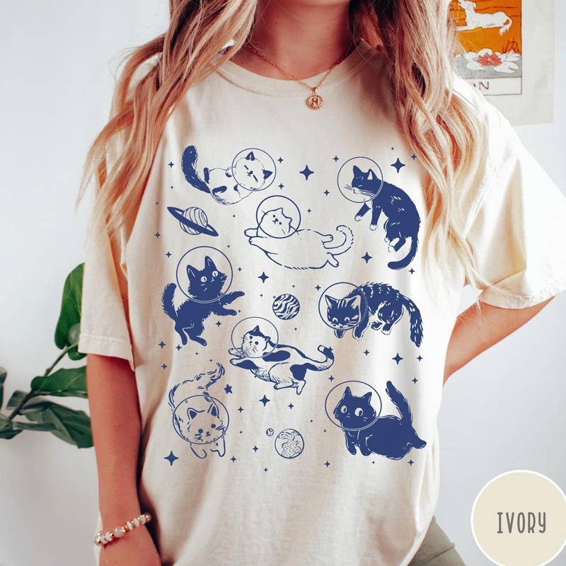 Cats in Space Unisex T-Shirt