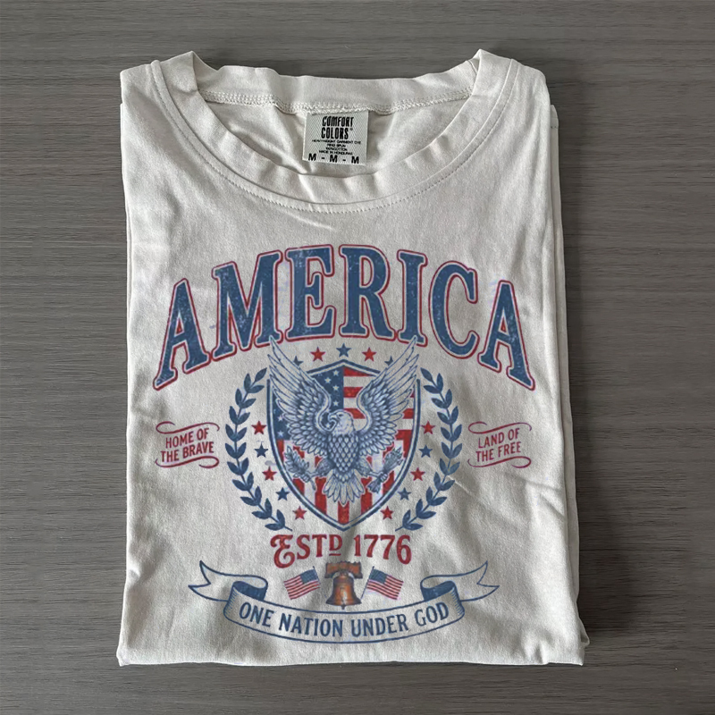Vintage America Patriotic Eagle T-shirt