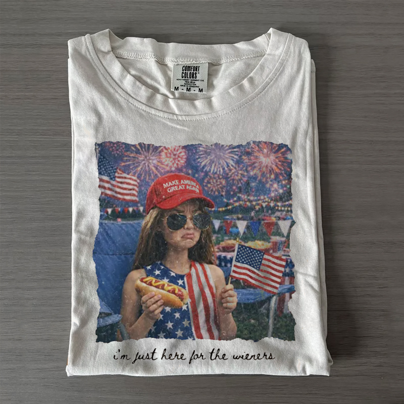 Funny Doll Face 4th of July T-shirt