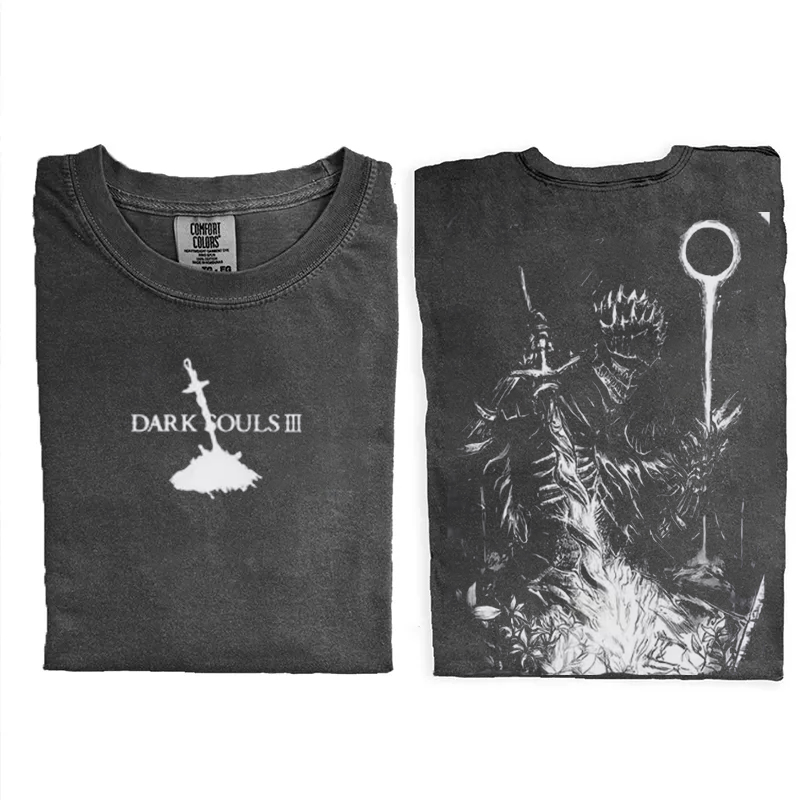 Soulsborne Game Jumbo Vintage Wash T-shirt 