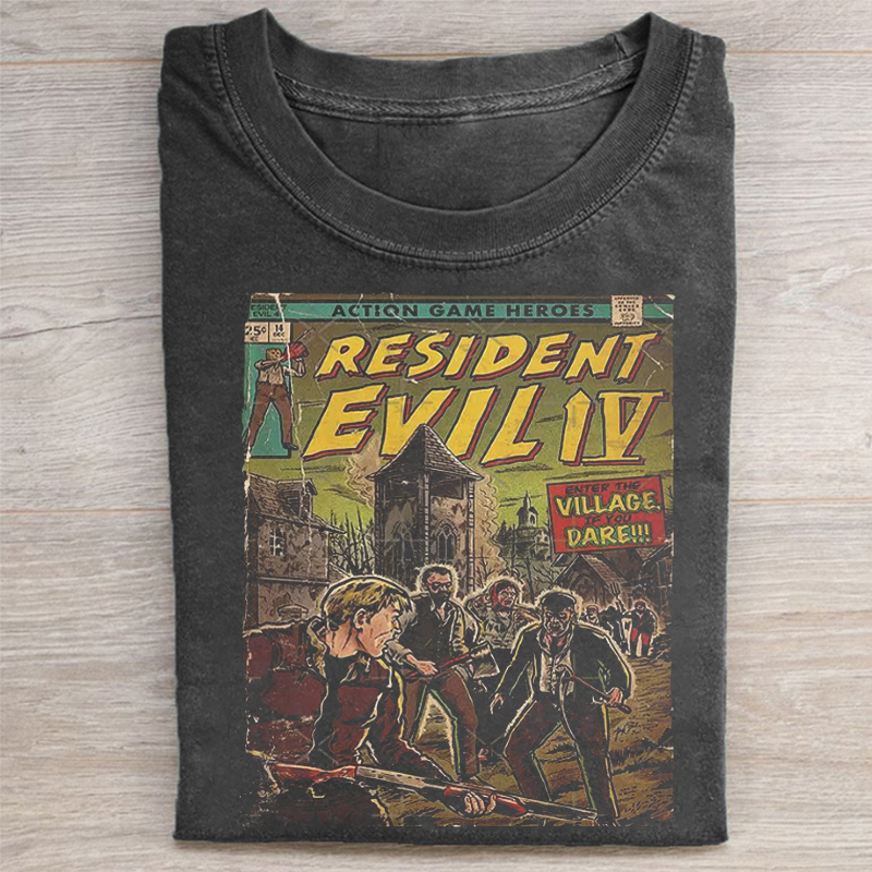 Retro Style Horror Movie T-shirt 