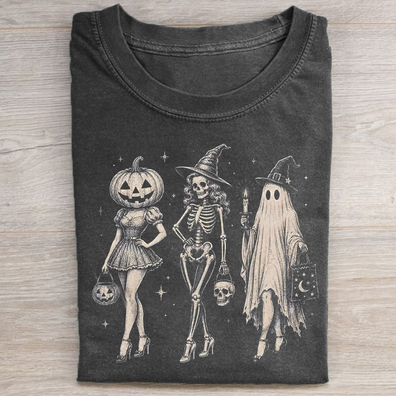 Halloween Spooky Girl Squad T-shirt 