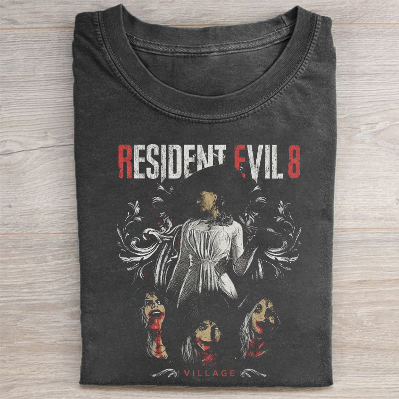 Retro Style Horror Movie T-shirt 