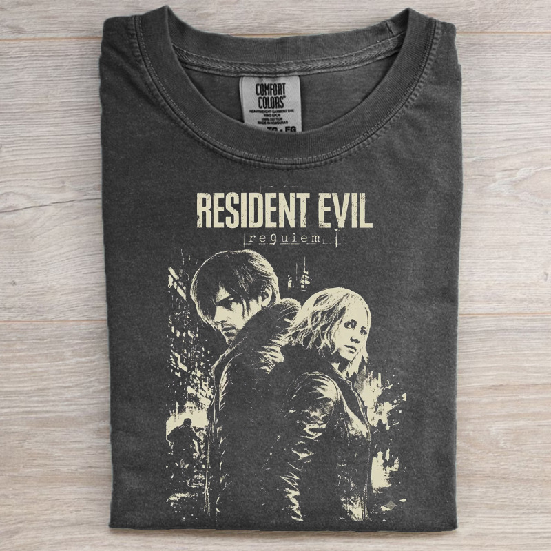 Retro Style Horror Game T-shirt 