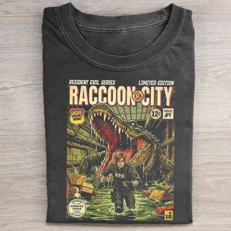 Retro Style Horror Movie T-shirt 