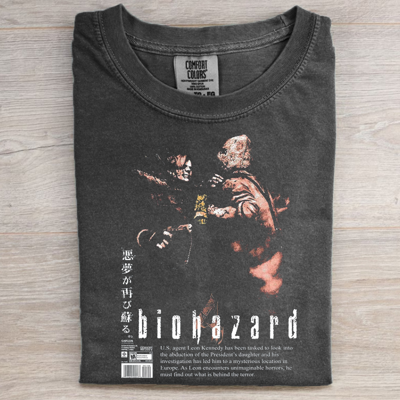 Retro Style Horror Game T-shirt 