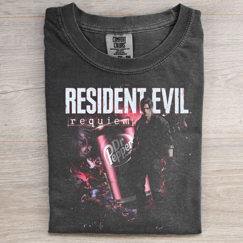 Retro Style Horror Game T-shirt 