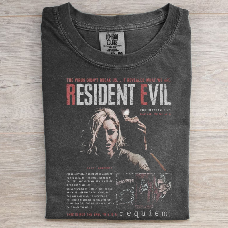 Retro Style Horror Game T-shirt 