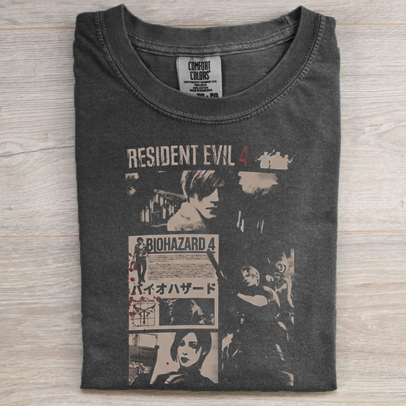 Retro Style Horror Game T-shirt 