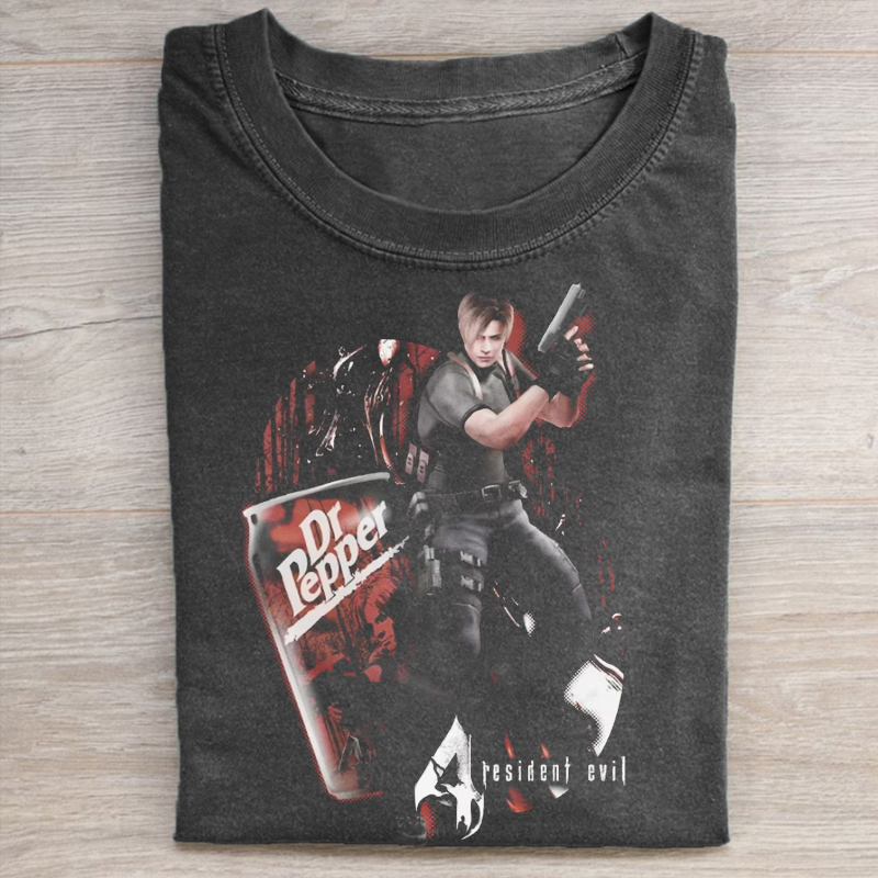 Retro Style Horror Game T-shirt 