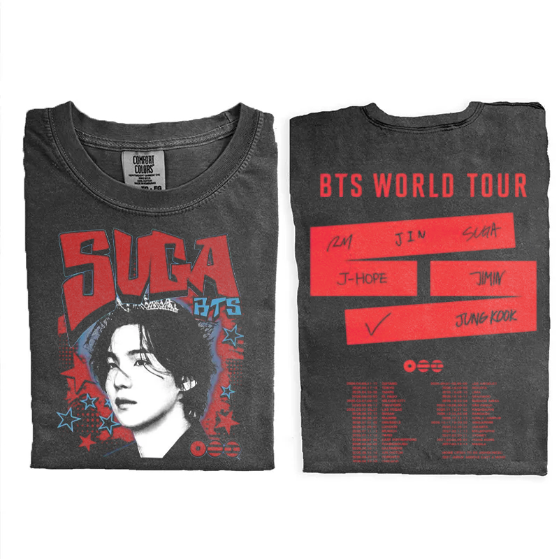K-Pop Boy Group 2026 Concert T-shirt