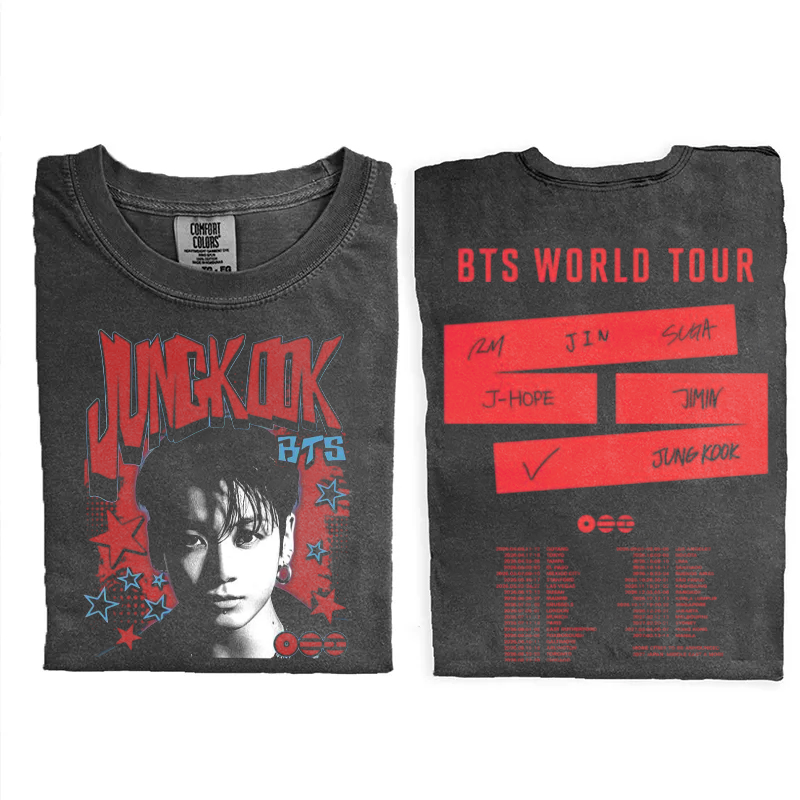 K-Pop Boy Group 2026 Concert T-shirt