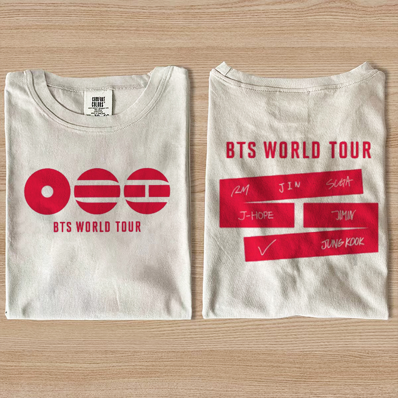 K-Pop Boy Group 2026 Concert T-shirt
