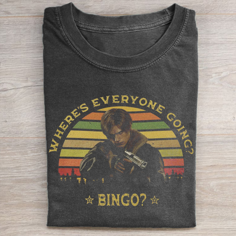 Retro Style Horror Game T-shirt 