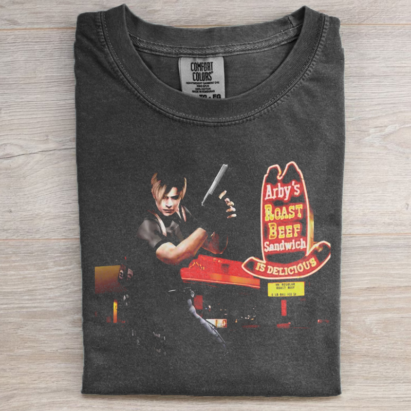 Retro Style Horror Game T-shirt 