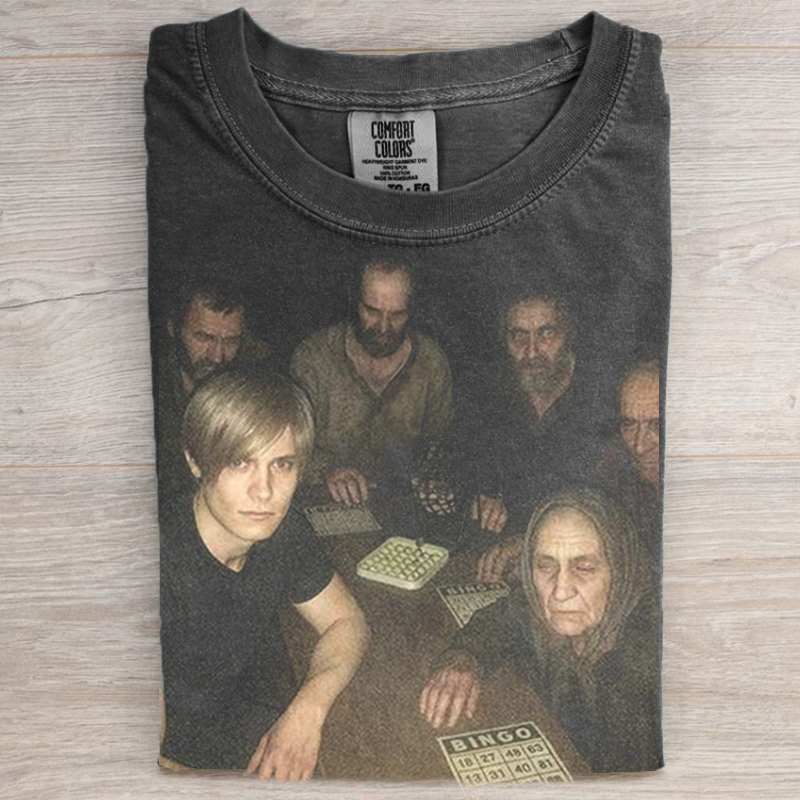 Retro Style Horror Game T-shirt 