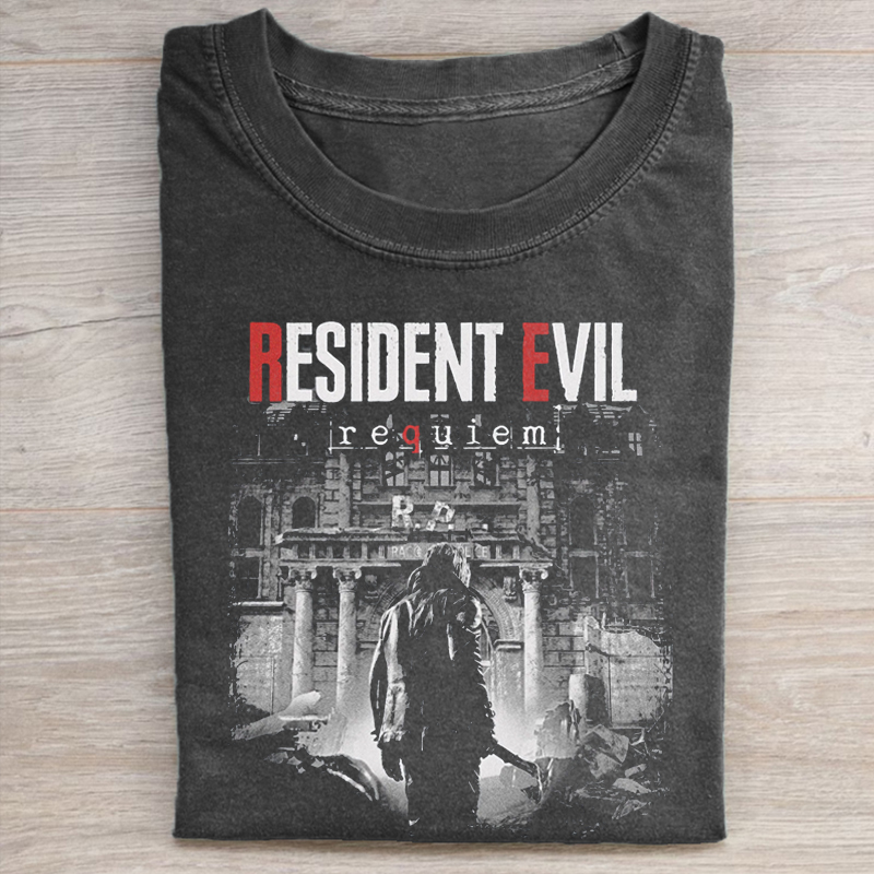 Retro Style Horror Game T-shirt 