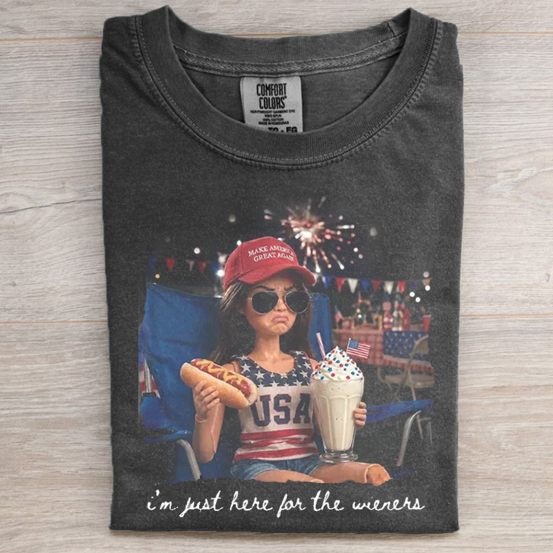 Funny Doll Face 4th of July T-shirt