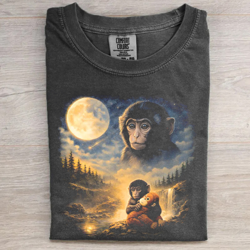 Punch Monkey Moon T-shirt