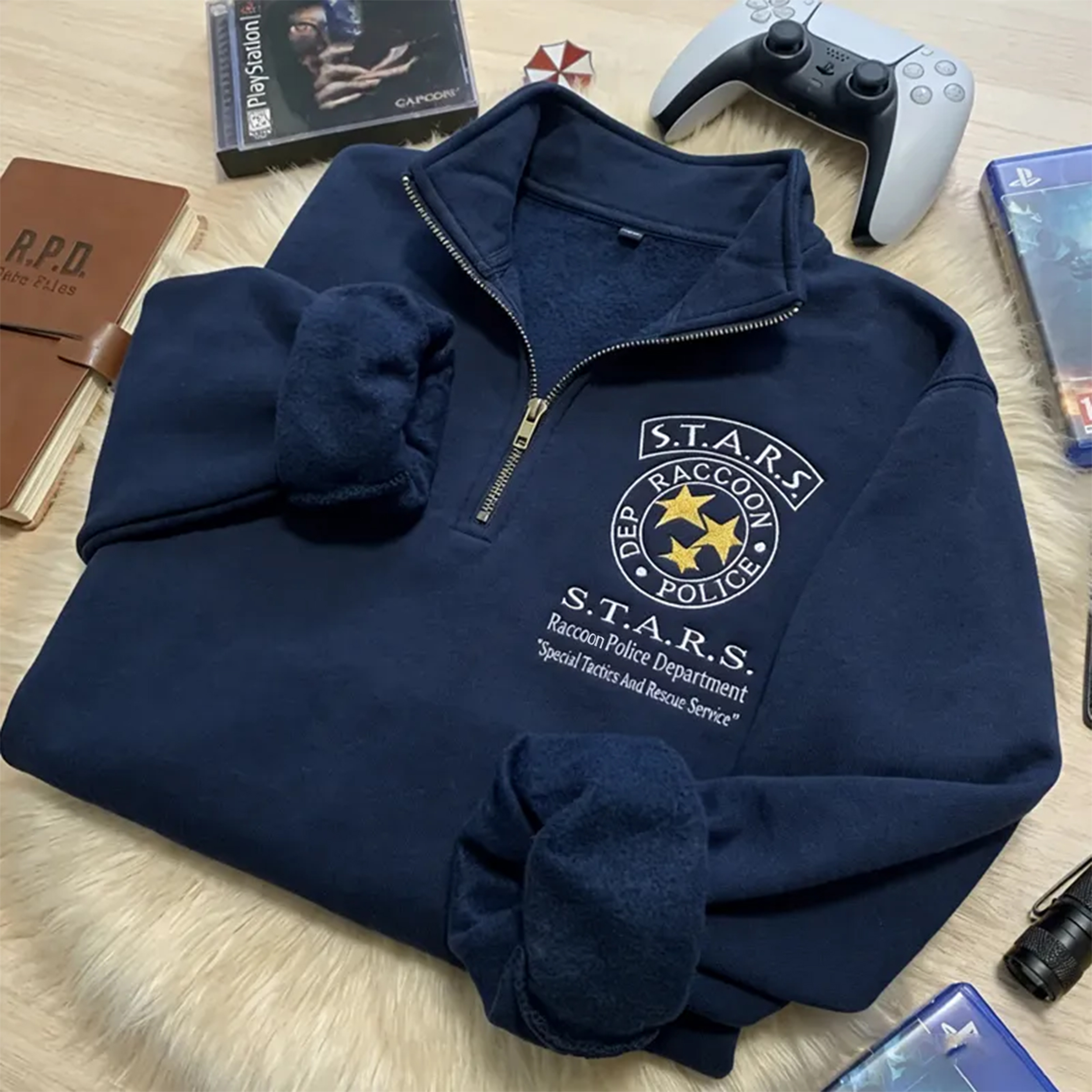 Embroidered Horror Game Sweatshirt