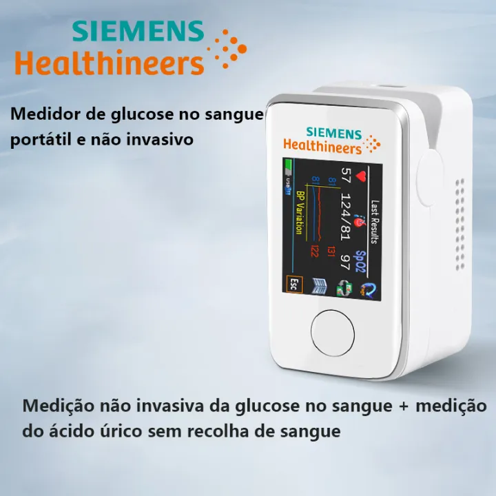 👨‍⚕️Medidor portátil de glicemia indolor e não invasivo Siemens, multifuncional para proteger a saúde🎉