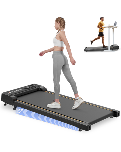 Jagjog JT31 Walking Pad Treadmill with 15° Incline Adjustment
