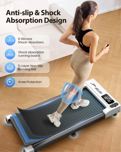 Jagjog JT21 3 Speed Modes Fully Assembled Walking Pad Treadmill